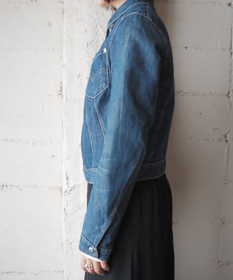 Levi's ENGINEERED Fly Front Zip Up Denim Jacket NV