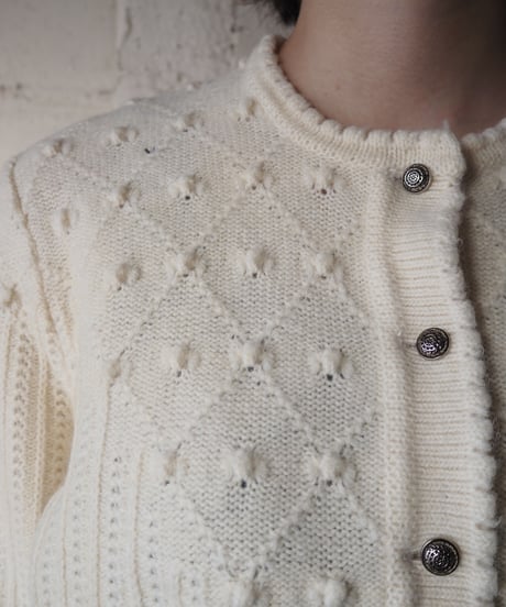 Tyrolean Knit Cardigan WH