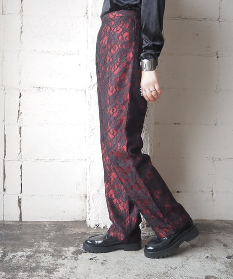 Back Zip Lace Pants RE