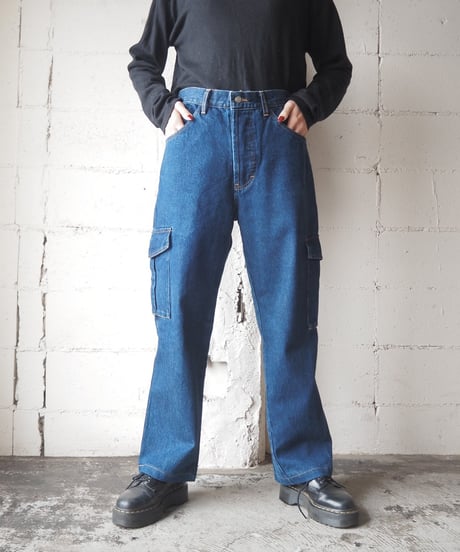 Denim Cargo Pants BL