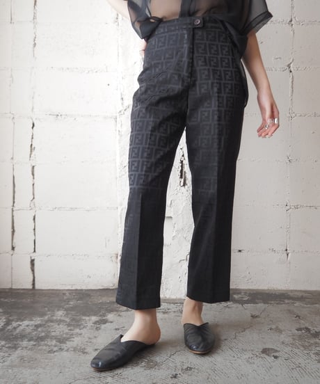 FENDI Shadow Pattern Pants BK