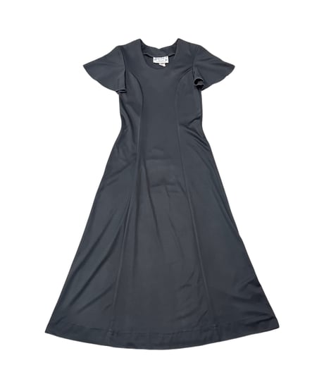 Flare Sleeve Long Dress BK