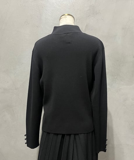 Teardrop Open China Knit BK