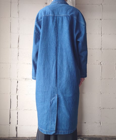 Denim Chester Coat BL