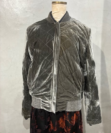 Velour Quilting Blouson GR