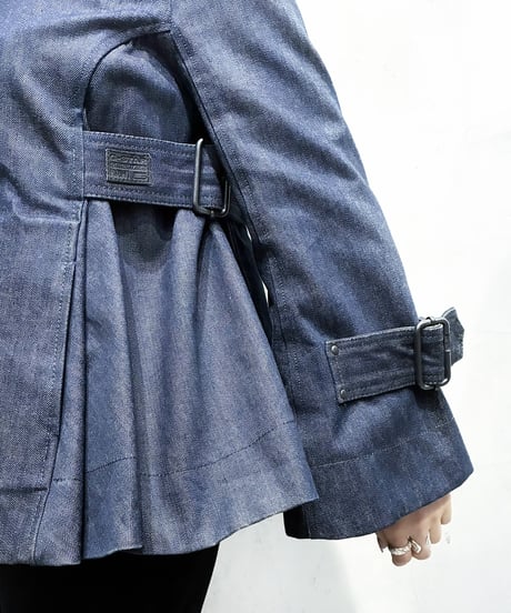 G-STAR RAW Belted Flare Denim Jacket NV