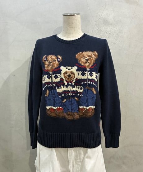 Ralph Lauren Winter Bear Family Knit NV