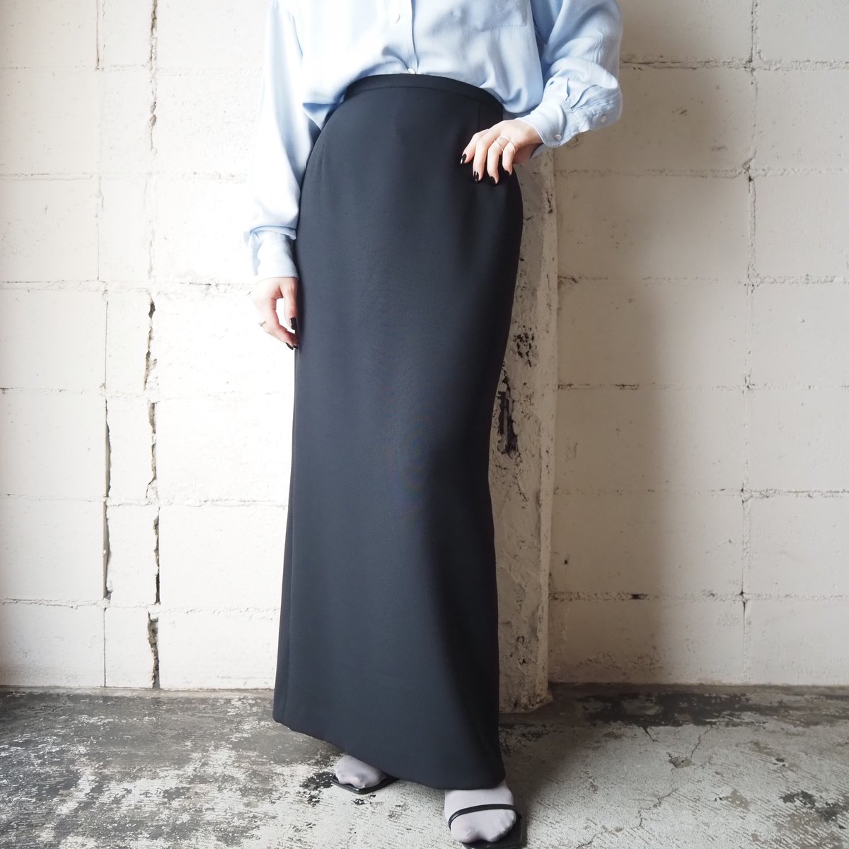 Tight Long Skirt BK | Orfeo