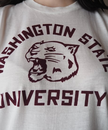 Washington State University Cougars T-Shirt WH BUR