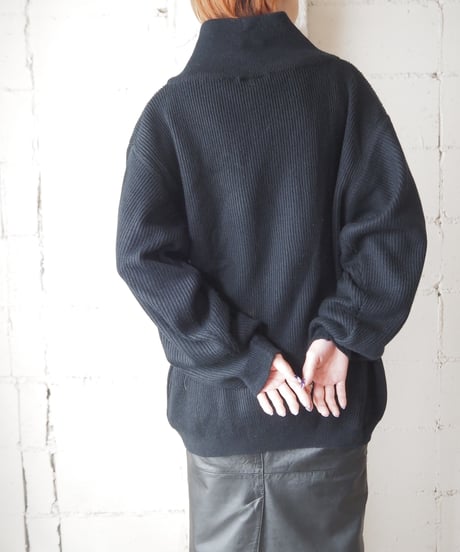 Zip Shawl Collar Sweater NV