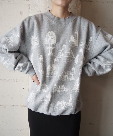 Right House Pattern  Sweat  GR