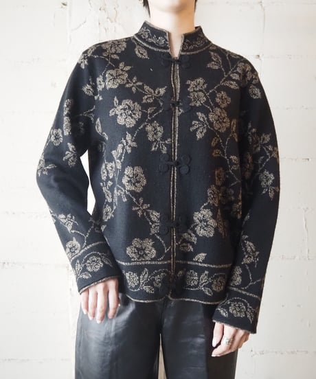 China Knit Jacket   BK
