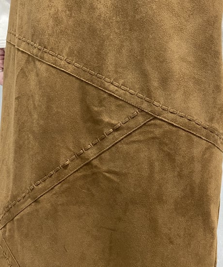 Fake Suede Tight Skirt BR