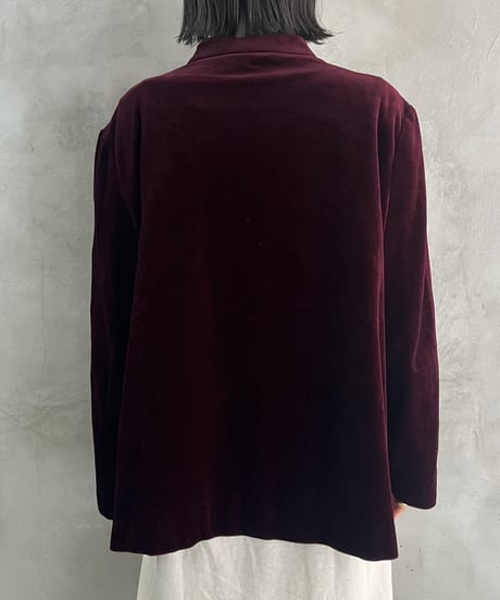 Velour China Jacket BUR