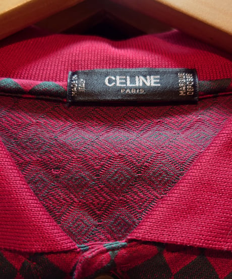 CELINE Diamond Pattern Polo Shirt REKA