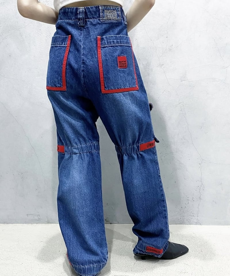 MARITHE FRANCOIS GIRBAUD Tape Design Denim Shut