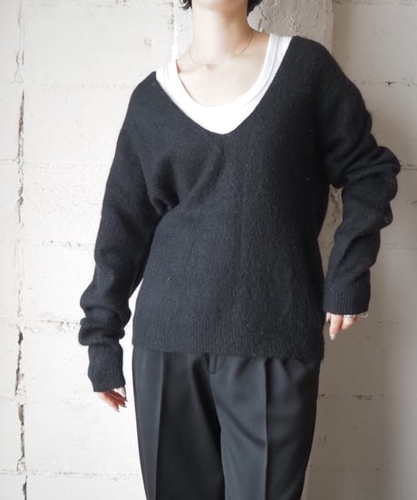 Acne Studios Vneck Mohair Knit BK