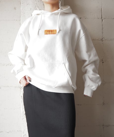 UNIVERSAL OVERAL Name Tag Design Hoodie WH