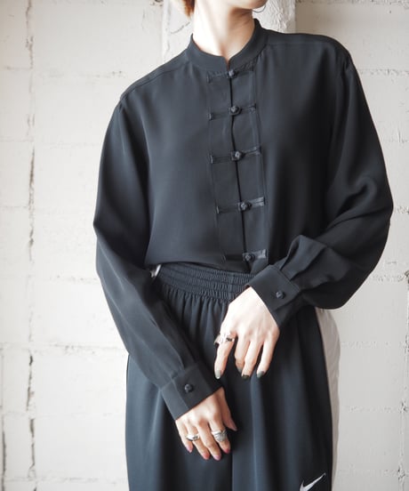 RenaRowan China Shirt Silk Rayon BK