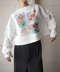 REMAKE Flower Pattern Sweat WH