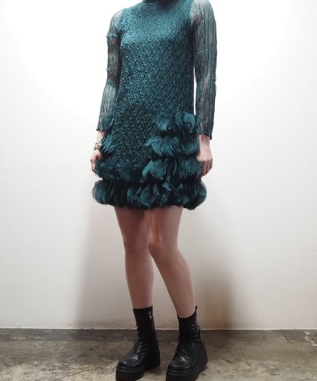 Shirring Short Dress GN