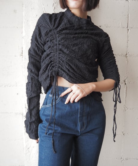 BIMBA Y LOLA Drawstring Design Tops BK