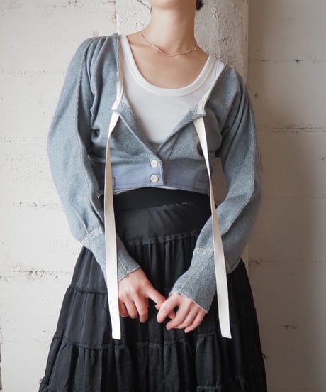 REMAKE 1960's Swedish Army Underpants Cardigan LBL