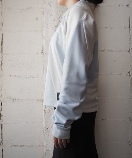 REMAKE adidas L/S Tricolor Tops LBL LGR WH