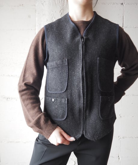 Woolrich Zip Up Wool Vest DGR