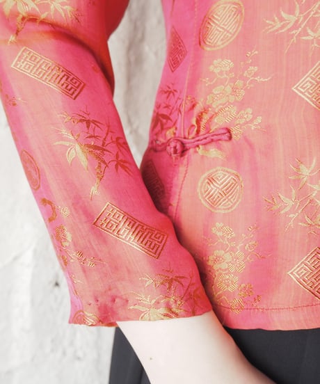 Jacquard Satin China Shirt PI