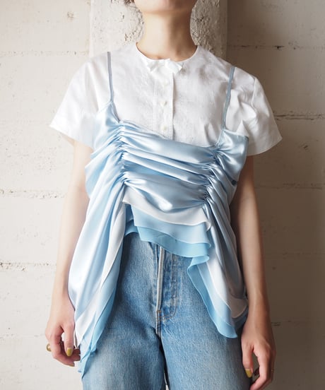 REMAKE Layered Hem Satin Camisole LBL