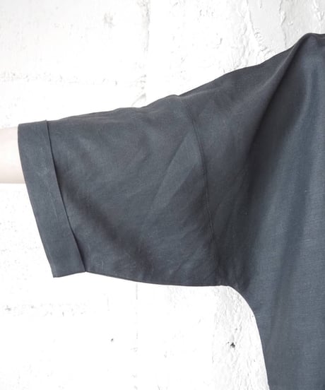 Boat Neck Side Slit Pullover BK