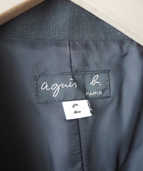 agnes b. Classic Long Tailored Jacket DGR