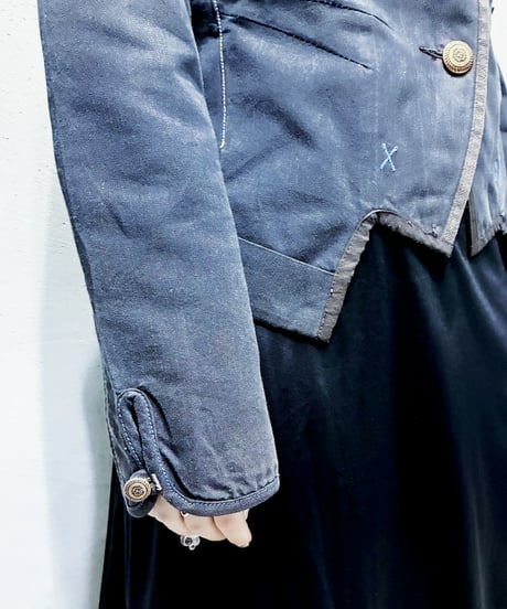 Marithé + François Girbaud Stand Collar Design Jacket BK