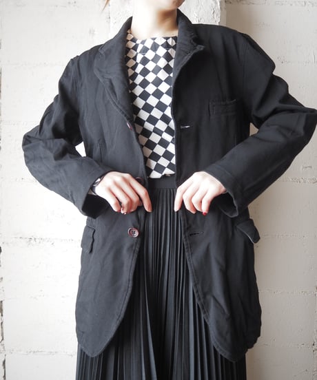COMME des GARÇONS HOMME PLUS Washer Tailored Jacket BK
