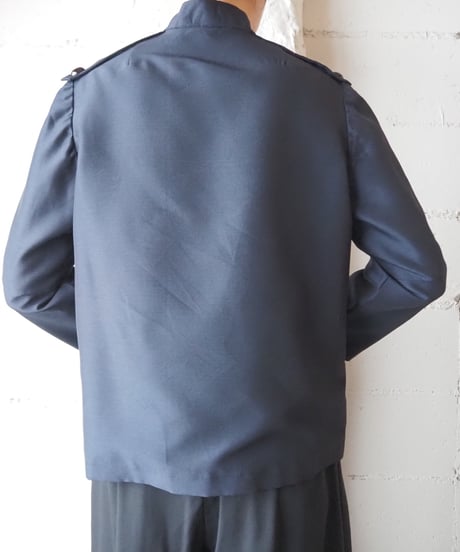 1960's Euro Double Breasted Stand Collar Jacket NV