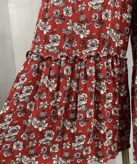N/S Flower Print Lace up Jumpsuit RE