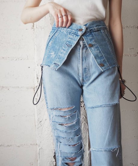 ORFEO REMAKE Denim Bustier BL