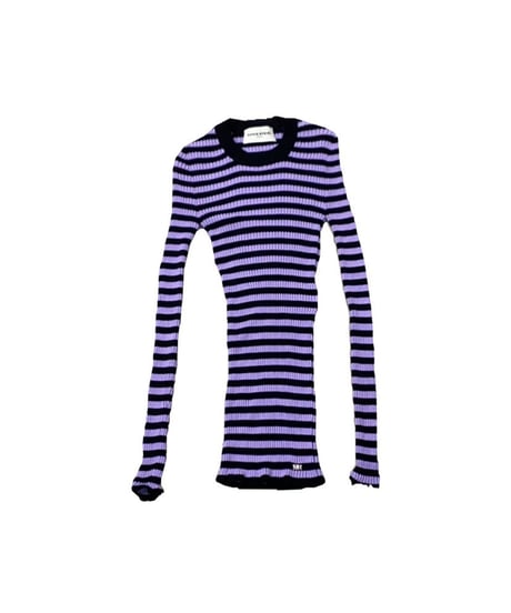 SONIA RYKIEL Border Knit PURBK
