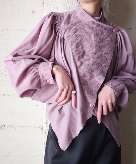 Asymmetric Design Bat Wing Sleeve Blouse PI