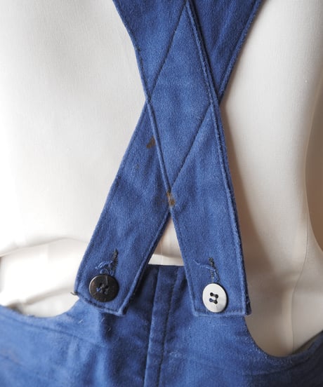 1980-90's EURO Moleskin Work Overall BL
