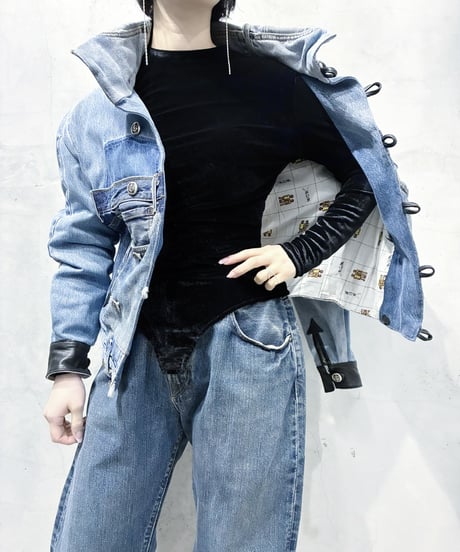 Desigual Patchwork Art Denim Jacket BL