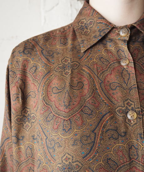 Paisley Pattern Rayon Shirt BR