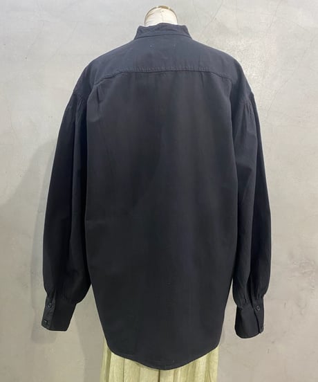 Band Collar Grandpa Shirt BK
