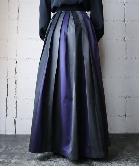 Vintage Stripe Satin Skirt PURGR