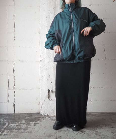NIKE Bicolor Zip Up Jacket BK GN
