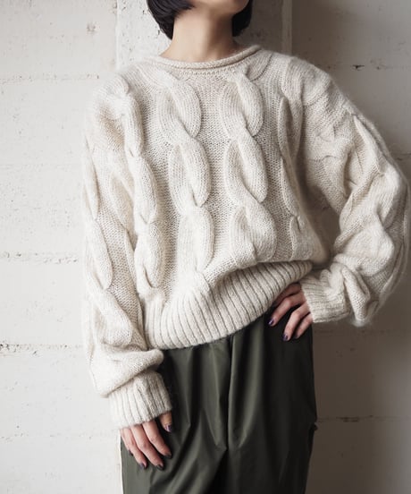 Mohair Cable Knit IV