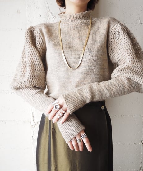 Leg Of Mouton Sleeve Knit BE