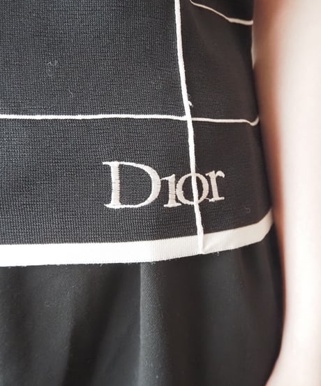 Christian Dior Check Pattern Knit BKWH