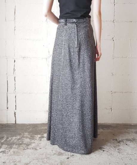 Lame Maxi Skirt BK SL